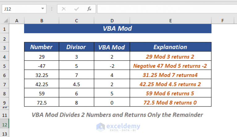 how-to-use-vba-mod-operator-9-examples-exceldemy