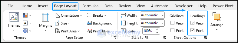 Print Preview in Excel - ExcelDemy