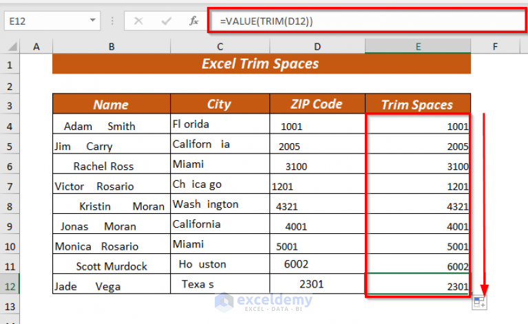8. Excel Trim Spaces 767x471 