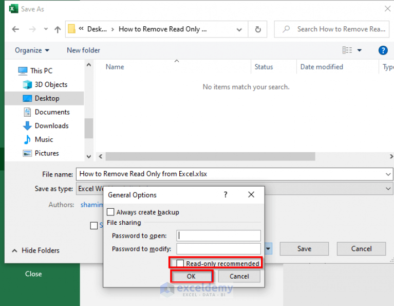 how-to-remove-read-only-from-excel-7-easiest-ways-exceldemy