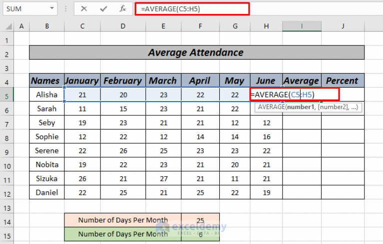 average-attendance-formula-in-excel-5-ways-exceldemy