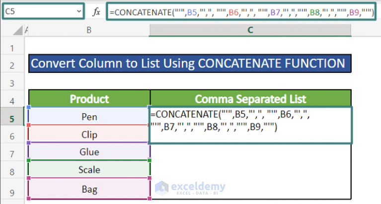 how-to-convert-column-to-comma-separated-list-with-single-quotes