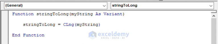 convert string to long error