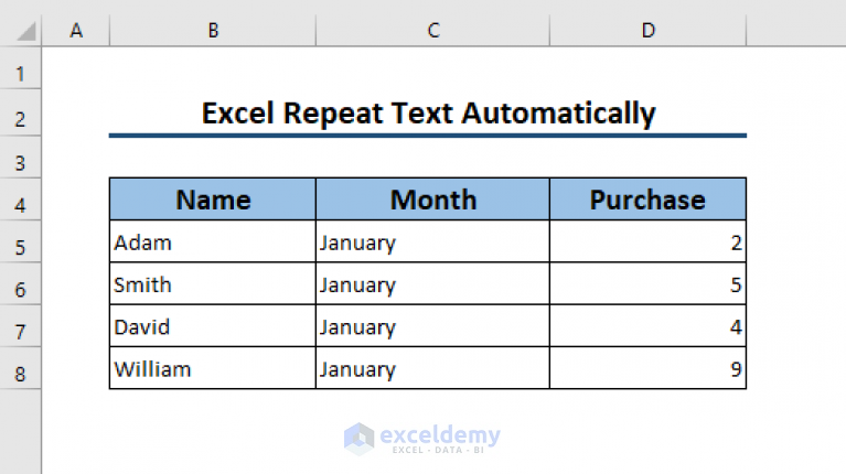 repeat-text-in-excel-automatically-5-easiest-ways-exceldemy