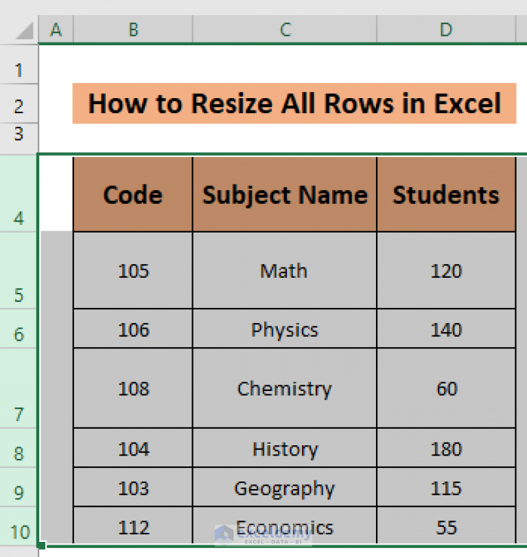 how-to-resize-all-rows-in-excel-6-different-approaches-exceldemy