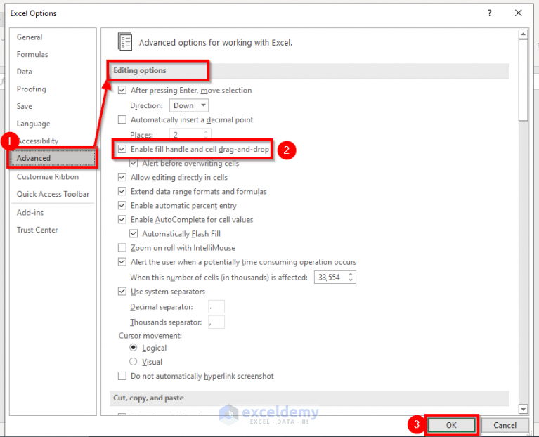 Fix Excel Fill Series Not Working 8 Causes With Solutions Exceldemy 0760