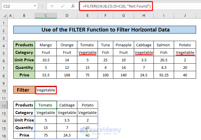 how-to-filter-horizontal-data-in-excel-3-methods-exceldemy