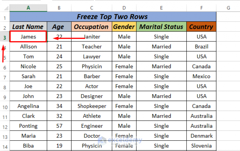 how-to-freeze-top-two-rows-in-excel-4-ways-exceldemy