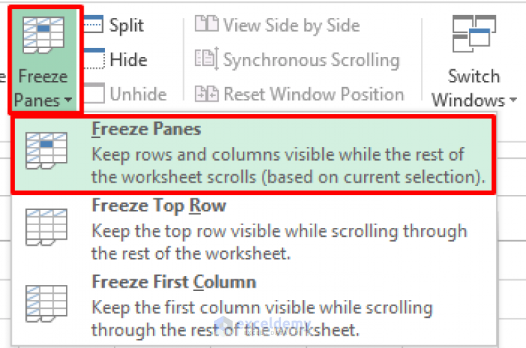 How To Freeze Top Two Rows In Excel 4 Ways Exceldemy 0067