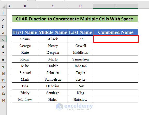 Excel Combine Text From Two Cells With Space Luliforsale