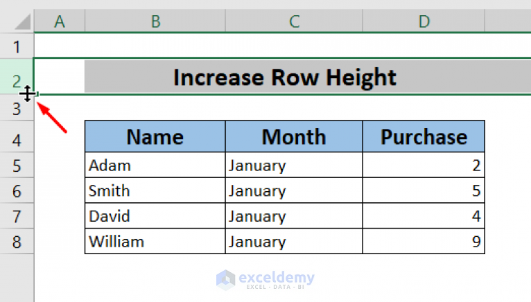 How To Increase Row Height In Excel More Than 409