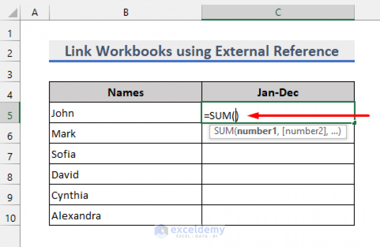 How To Link Two Workbooks In Excel Online