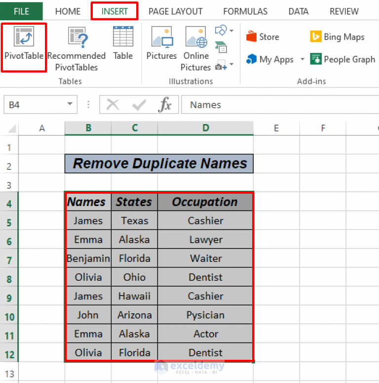 how-to-remove-duplicate-names-in-excel-7-simple-methods