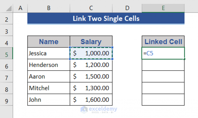 How To Link Two Cells In Excel For Sorting