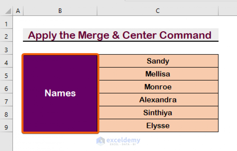 How To Merge Cells In Excel Table 7 Ways Exceldemy 3992