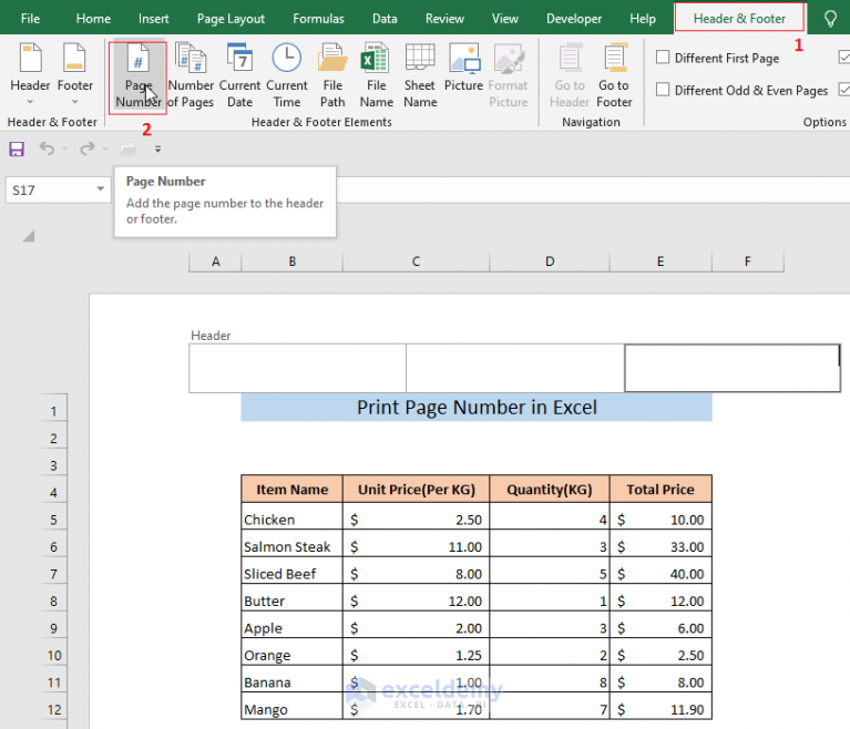 how-to-print-page-number-in-excel-5-easy-ways-exceldemy