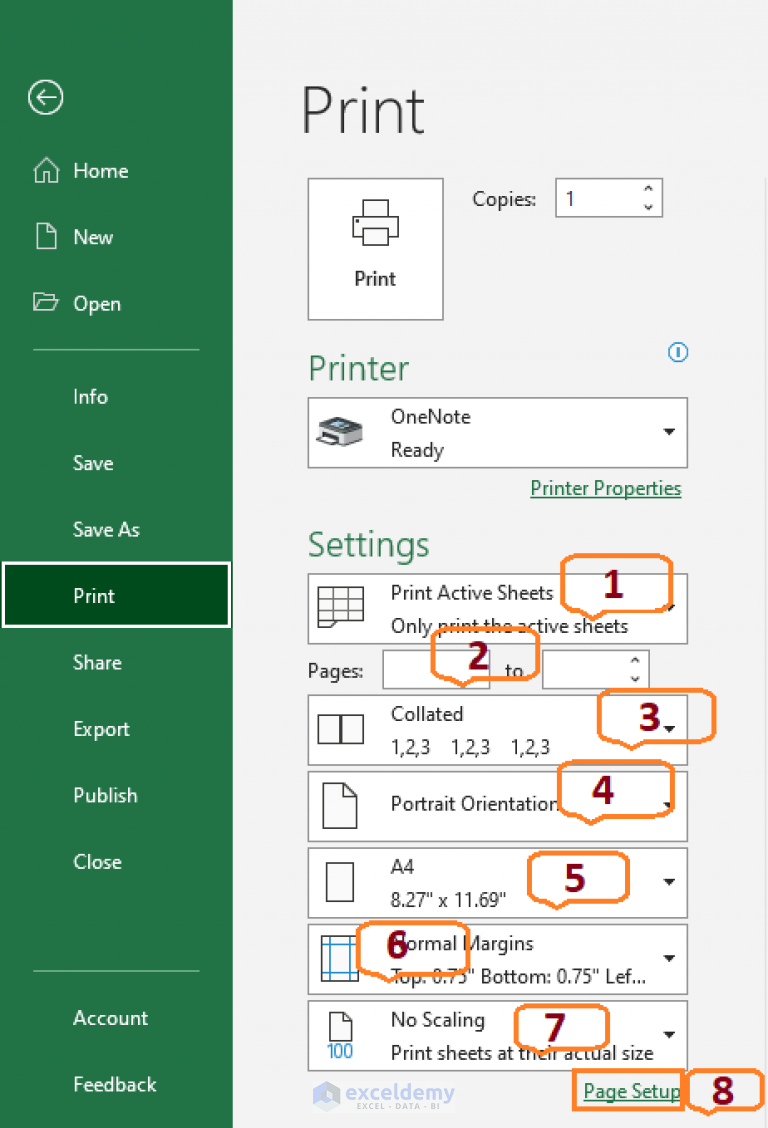 How to Adjust Print Settings in Excel (8 Suitable Tricks) ExcelDemy