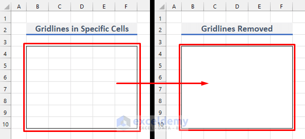 how-to-remove-gridlines-in-excel-for-specific-cells-2-methods