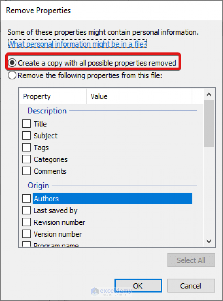 how-to-remove-metadata-from-excel-file-3-methods-exceldemy