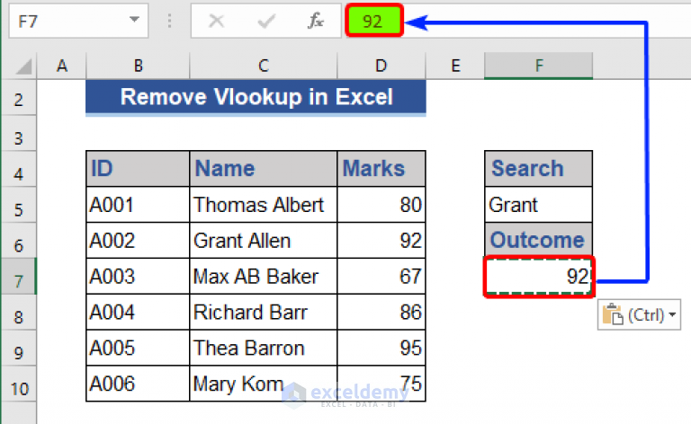 How To Remove Vlookup Formula In Excel And Keep Data