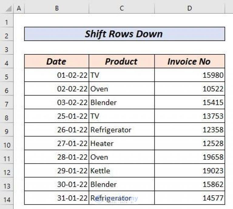 how-to-shift-rows-down-in-excel-3-simple-easy-ways-exceldemy