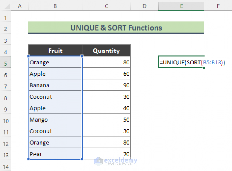 How To Sort Drop Down List In Excel 5 Easy Methods ExcelDemy