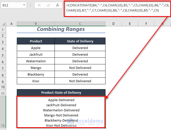  How To Concatenate Two Columns In Excel With Hyphen 9 Quick Ways 