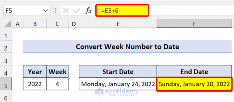 how-to-convert-week-number-to-date-in-excel-2-suitable-methods