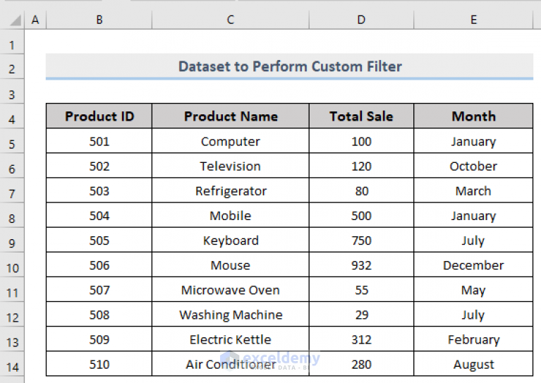 How To Filter Values In Excel