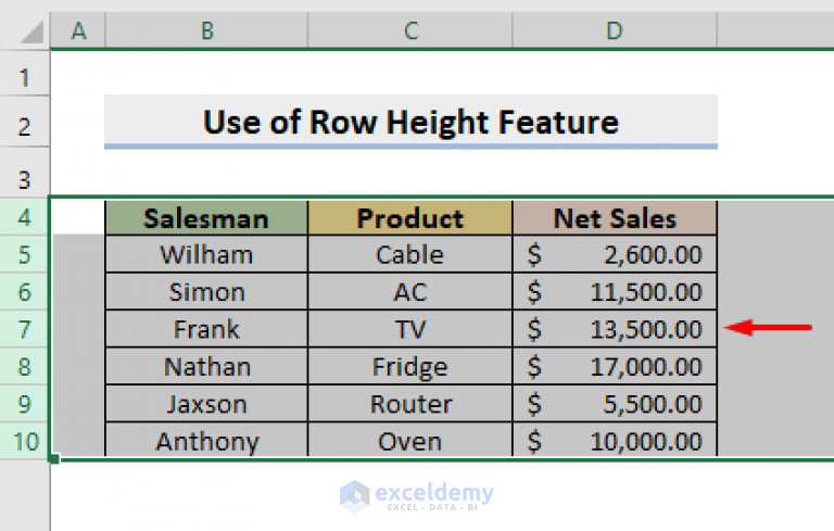 How To Auto Adjust Row Height In Excel 3 Simple Ways Exceldemy 7698