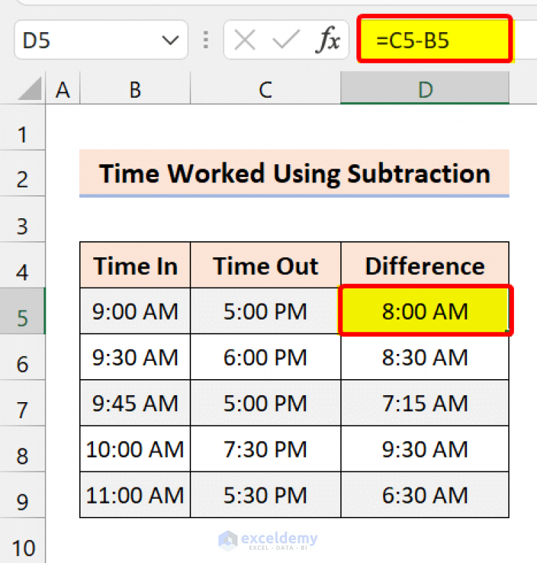 excel-formula-to-calculate-time-worked-exceldemy