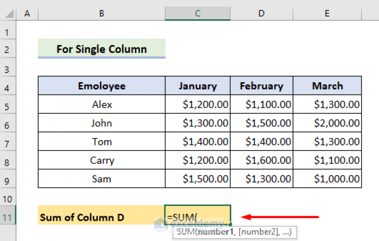 how-to-sum-entire-column-in-excel-9-easy-ways-exceldemy