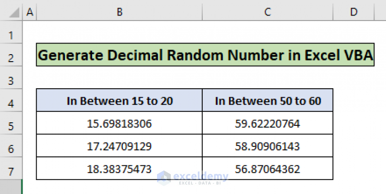 how-to-generate-random-number-with-excel-vba-4-examples