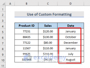 How to Extract Month from Date in Excel (5 Quick Ways) - ExcelDemy