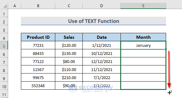 How To Extract Month From Date In Excel 5 Quick Ways ExcelDemy