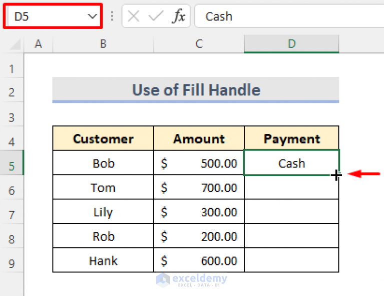 How to Fill Column in Excel with Same Value (9 Tricks) - ExcelDemy