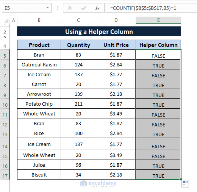 How To Remove Both Duplicates In Excel (5 Easy Ways) - ExcelDemy