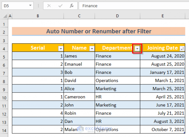 how-to-auto-number-or-renumber-after-filter-in-excel-7-easy-ways