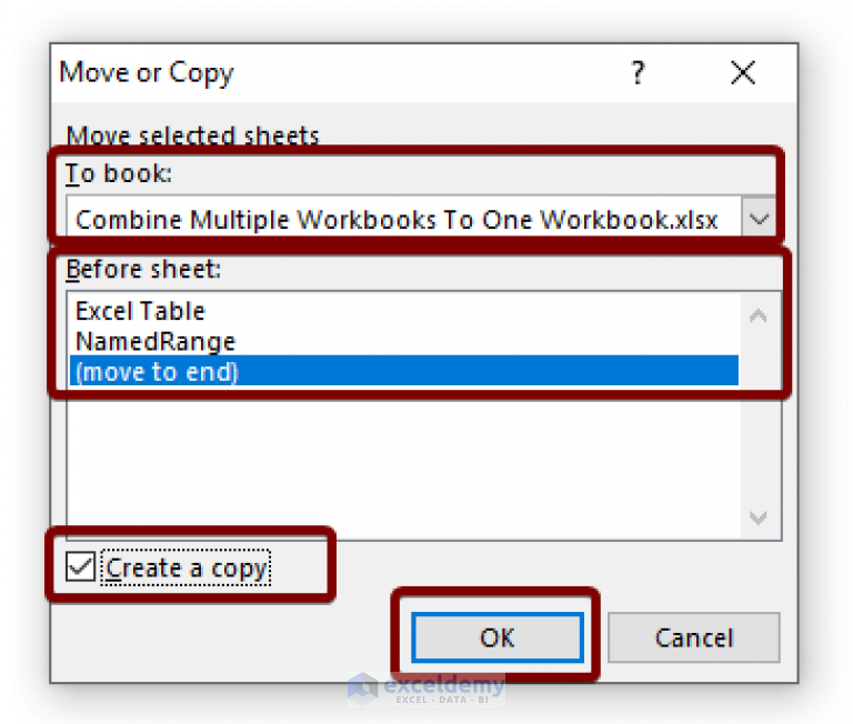 How To Combine Multiple Workbooks To One Workbook In Excel 6 Ways 7370