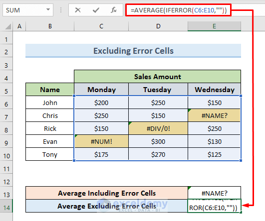 How To Exclude Negative Values In Excel Formula