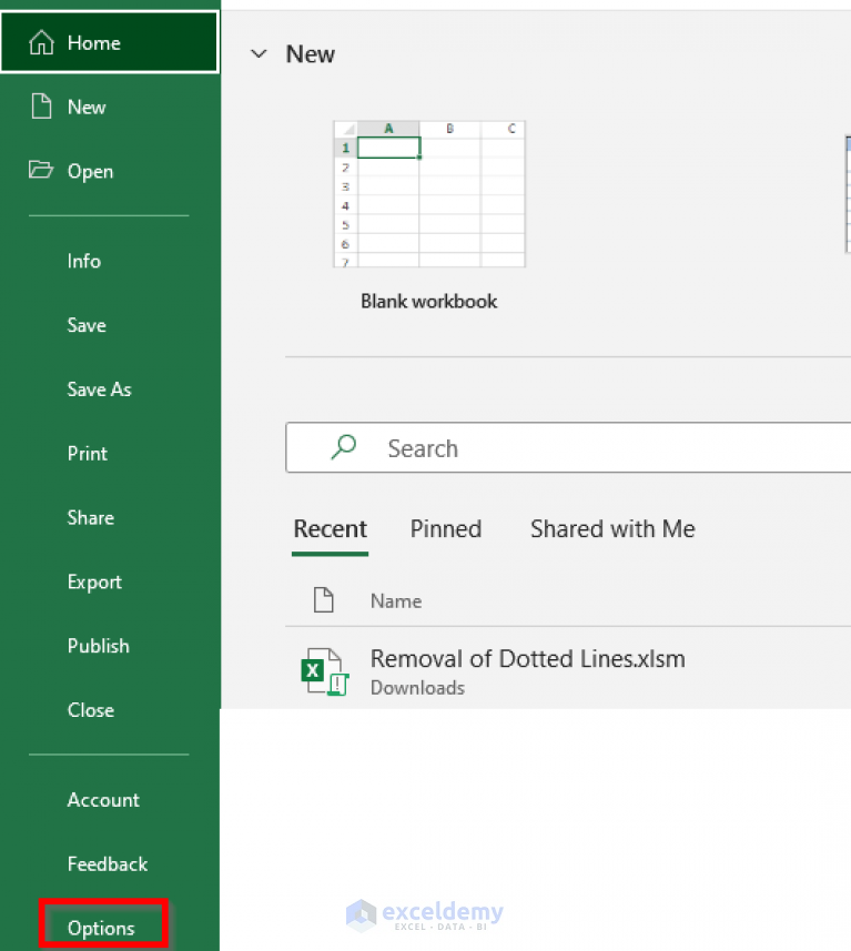 how-to-remove-dotted-lines-in-excel-5-quick-ways-exceldemy