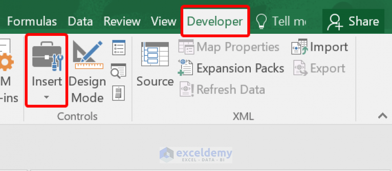 How To Insert A Date Picker In Excel With Step by Step Procedure 