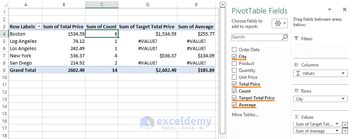 How To Add Sum Of Calculated Field In Pivot Table Brokeasshome