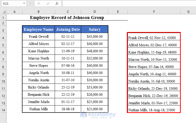 Macro To Concatenate Multiple Columns In Excel with UDF And UserForm 