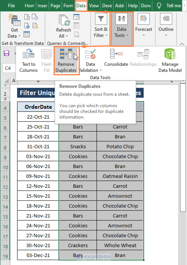 how-to-filter-unique-values-in-excel-8-easy-ways-exceldemy