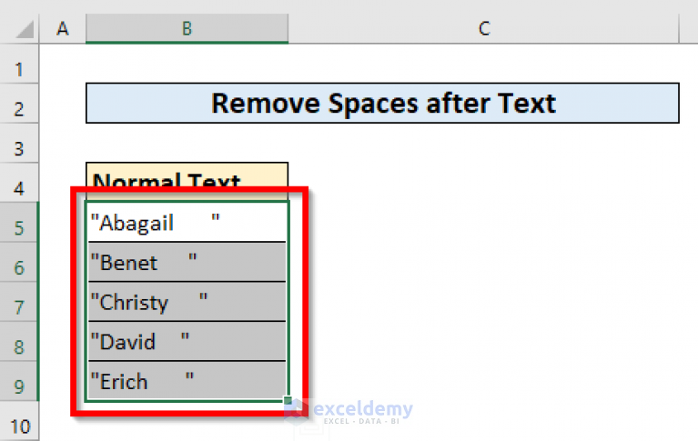 how-to-remove-space-in-excel-after-text-6-quick-ways-exceldemy