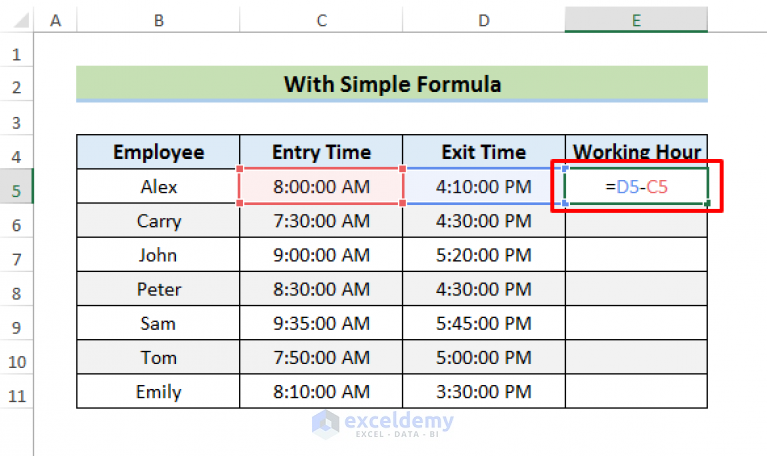 how-to-subtract-time-in-excel-7-quick-methods-exceldemy