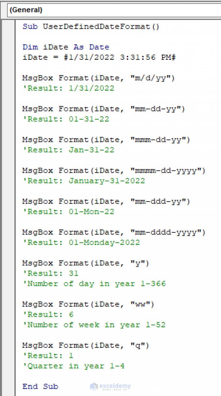 vba format invalid property assignment