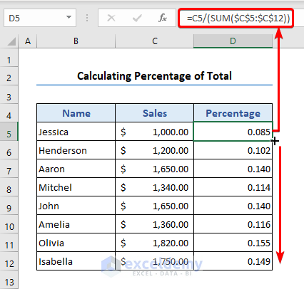 How to Create a Formula in Excel to Calculate Percentage