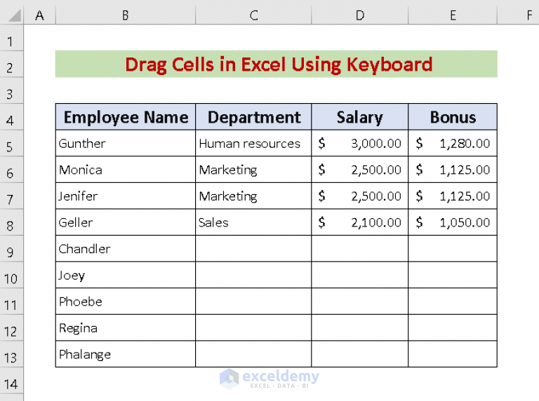 how-to-drag-cells-in-excel-using-keyboard-5-smooth-ways-exceldemy